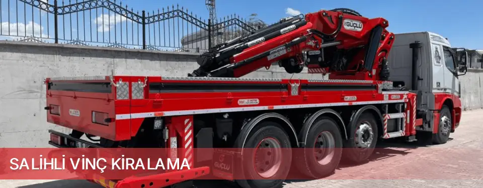 Salihli İlçemi Vinç Kiralama
